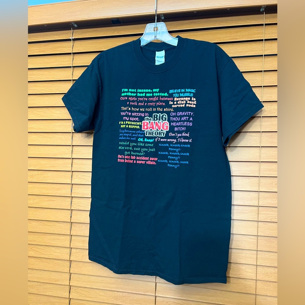 "Big Bang Theory" Unisex Logo T Shirt Size Medium